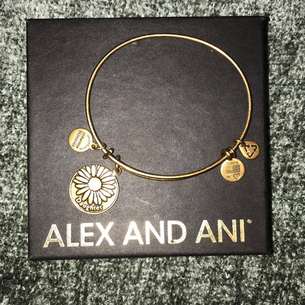 Alex and Ani Gold “DAUGHTER” Bracelet